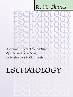 cover image of Eschatology